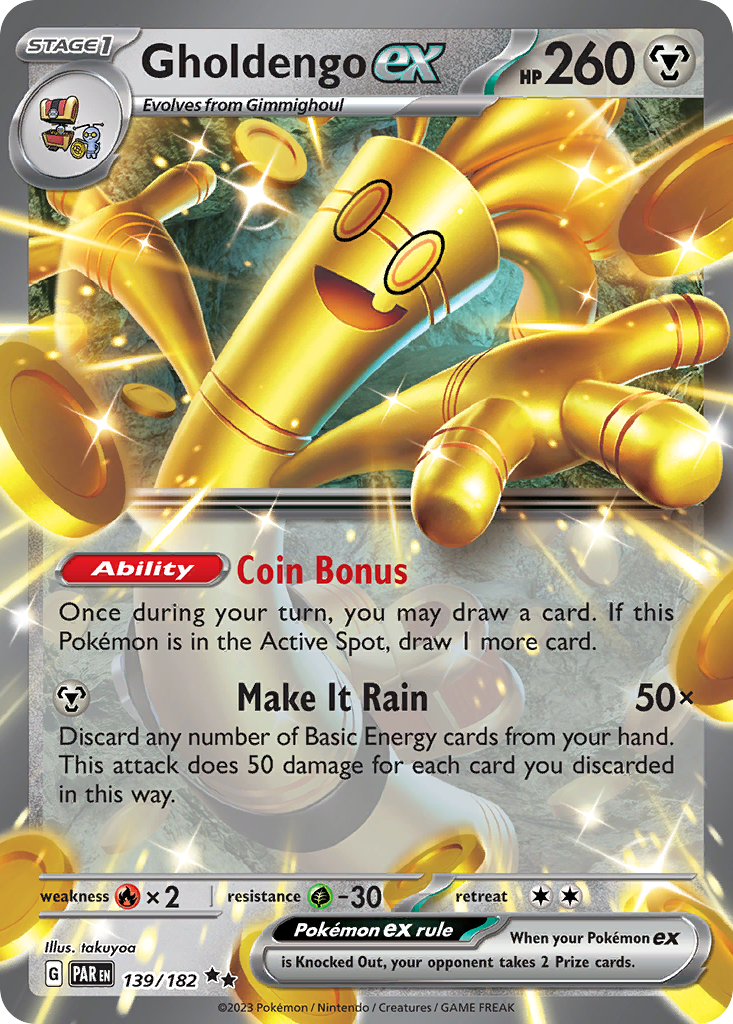 Gholdengo ex — Paradox Rift #139 / 182