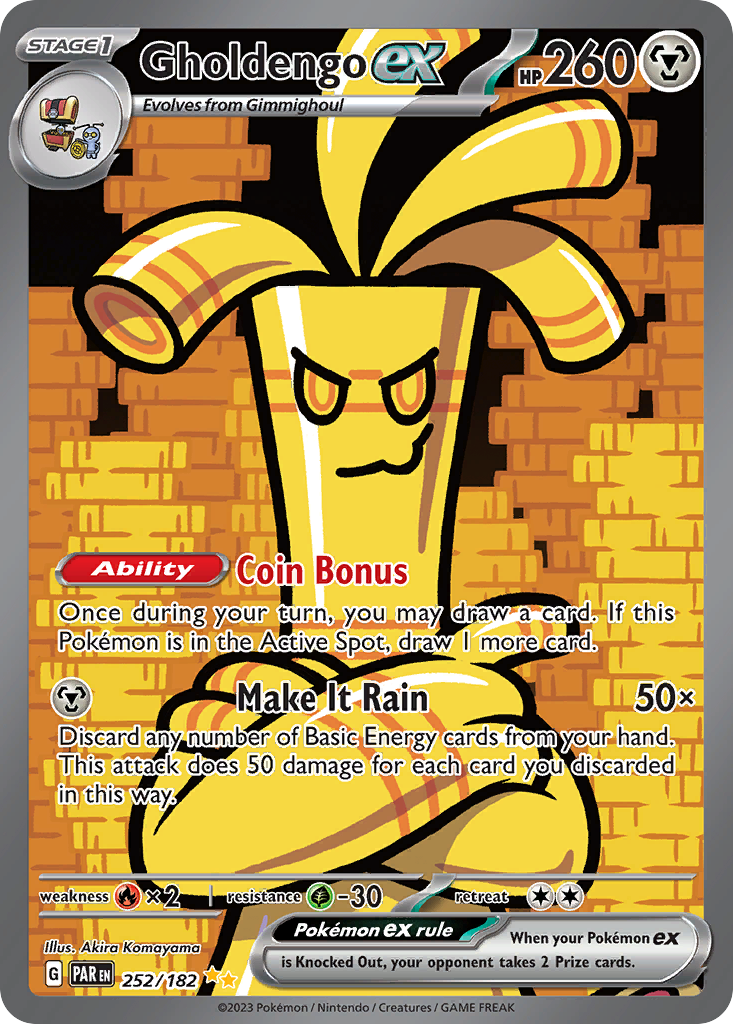 Gholdengo ex — Paradox Rift #252 / 182