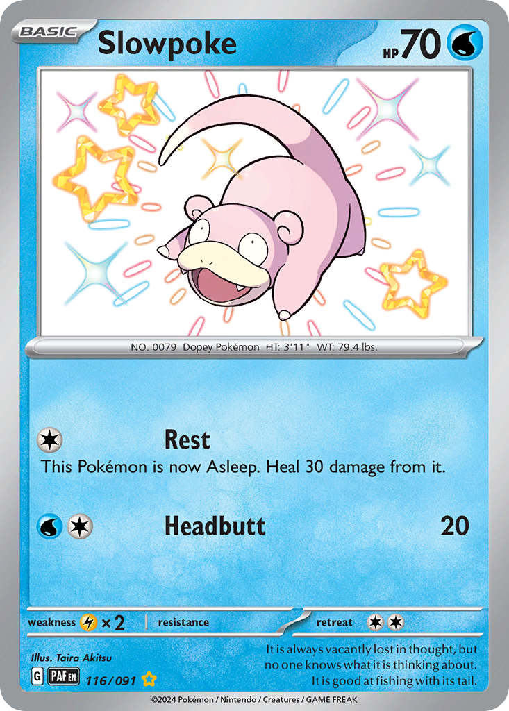 Slowpoke — Paldean Fates #116 / 91