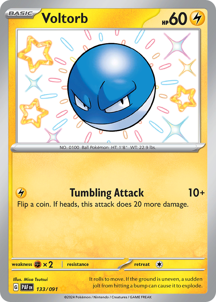 Voltorb — Paldean Fates #133 / 91