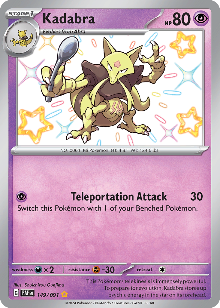 Kadabra — Paldean Fates #149 / 91