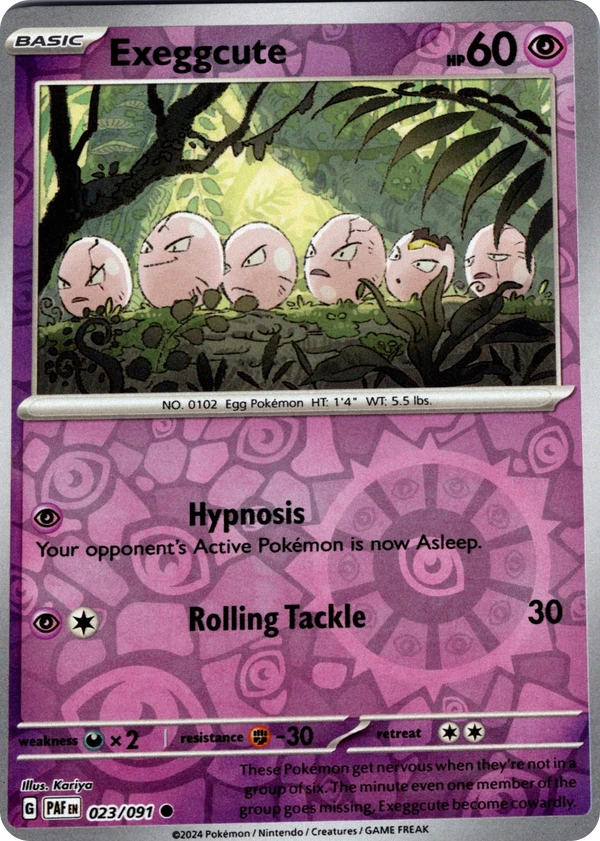 Exeggcute — Paldean Fates #023 / 91