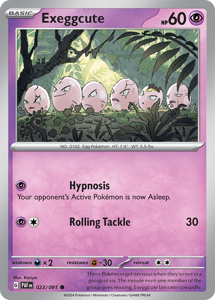 Exeggcute — Paldean Fates #023 / 91