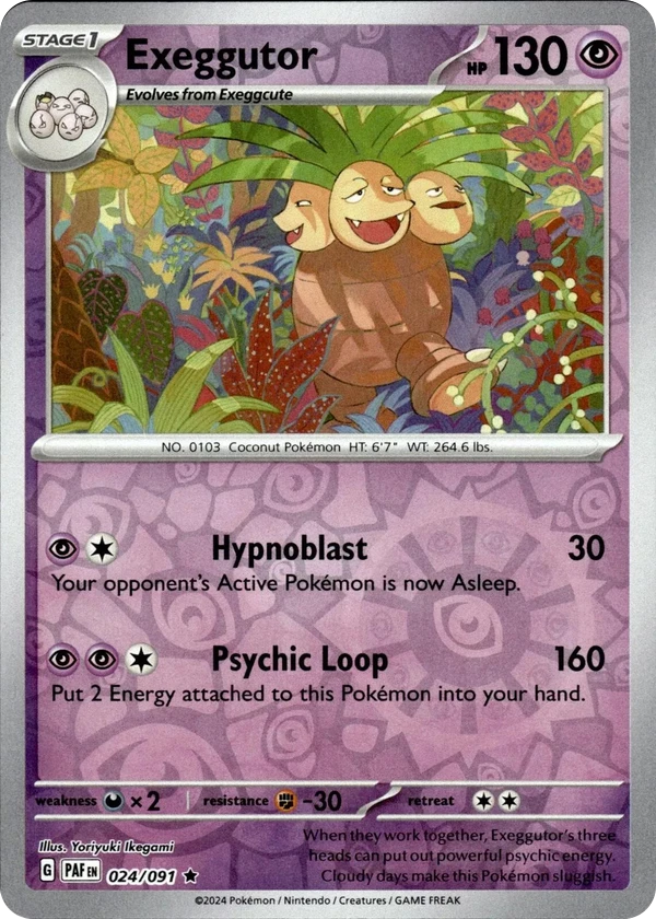 Exeggutor — Paldean Fates #024 / 91