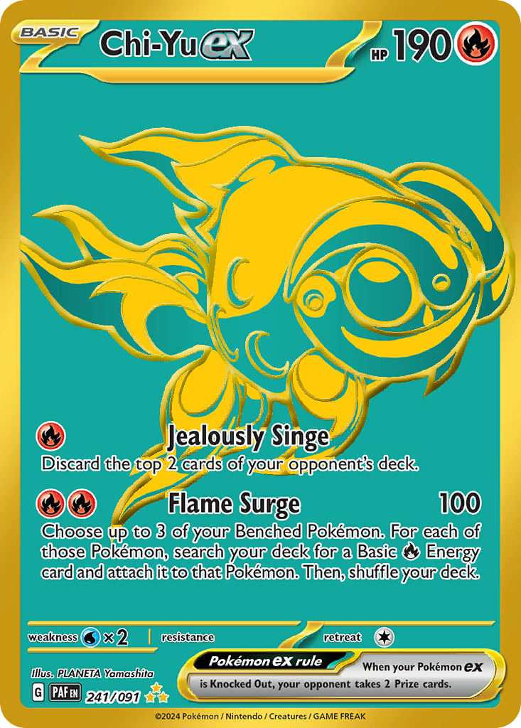 Chi-Yu ex — Paldean Fates #241 / 91