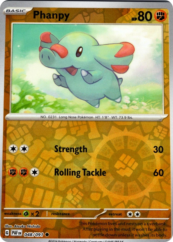 Phanpy — Paldean Fates #048 / 91
