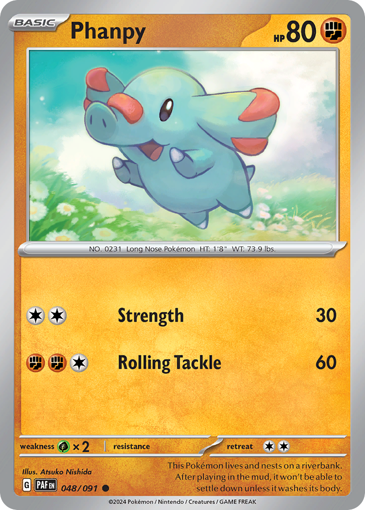 Phanpy — Paldean Fates #048 / 91
