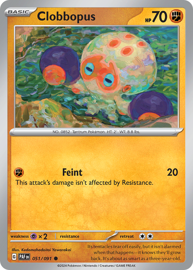 Clobbopus — Paldean Fates #051 / 91
