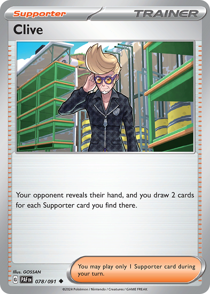 Clive — Paldean Fates #078 / 91
