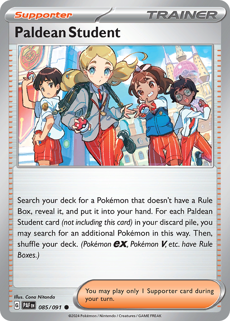 Paldean Student — Paldean Fates #085 / 91