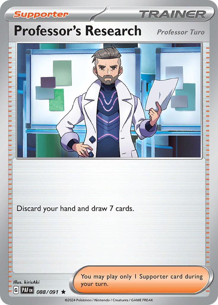 Professor's Research — Paldean Fates #088 / 91