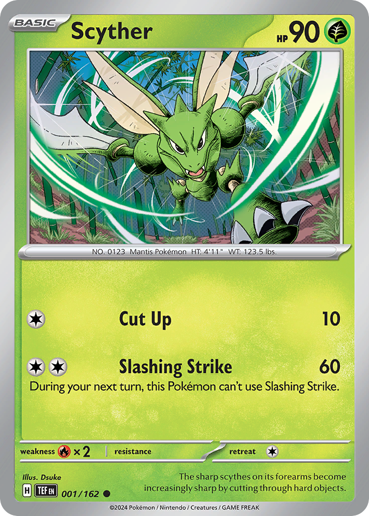 Scyther — Temporal Forces #001 / 162