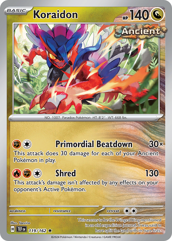 Koraidon — Temporal Forces #119 / 162