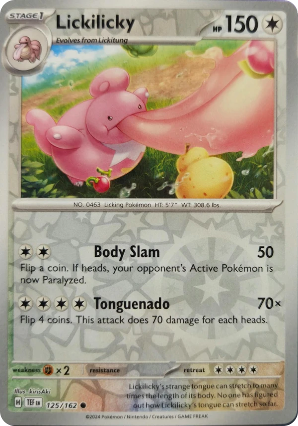 Lickilicky — Temporal Forces #125 / 162