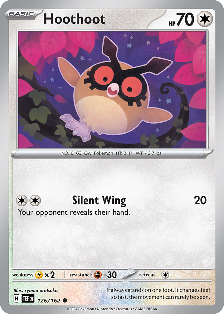 Hoothoot — Temporal Forces #126 / 162