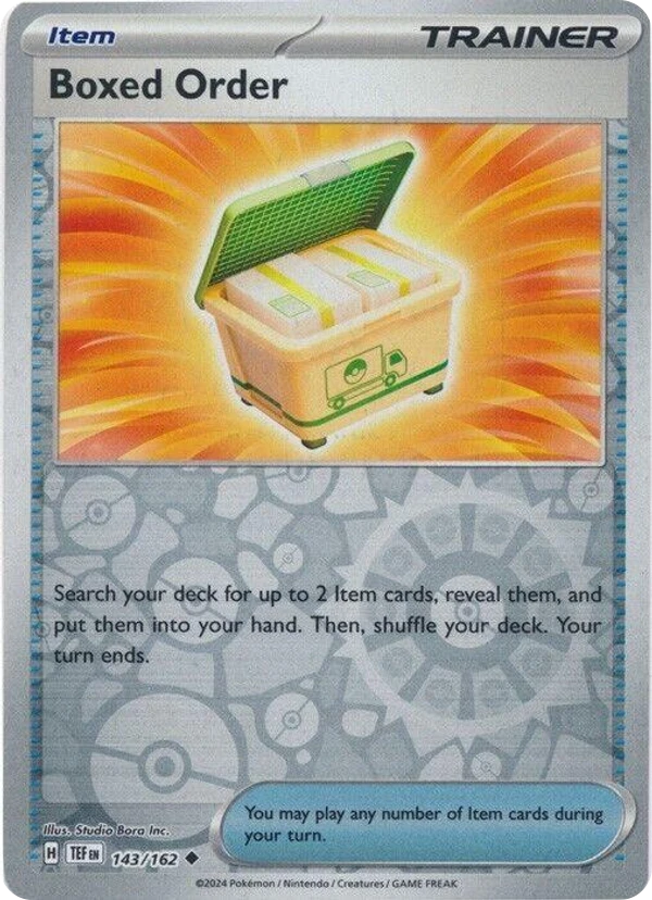 Boxed Order — Temporal Forces #143 / 162