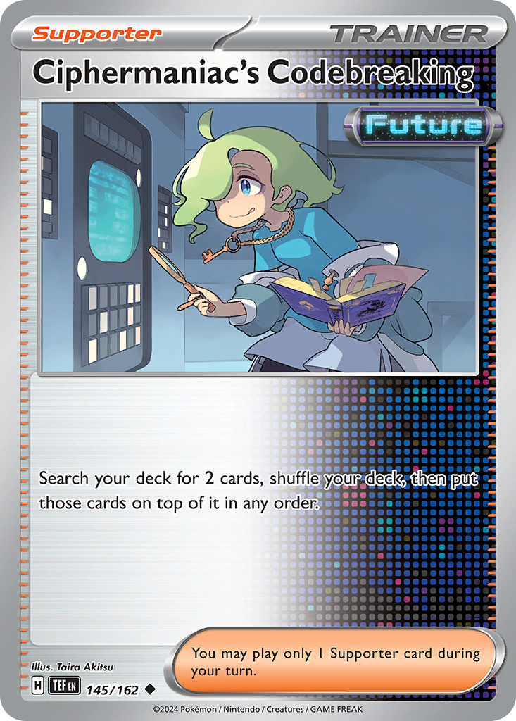 Ciphermaniac's Codebreaking — Temporal Forces #145 / 162