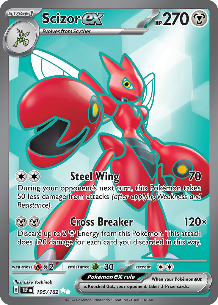 Scizor ex — Temporal Forces #195 / 162