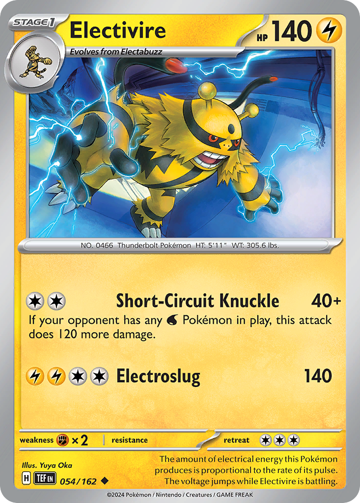 Electivire — Temporal Forces #054 / 162