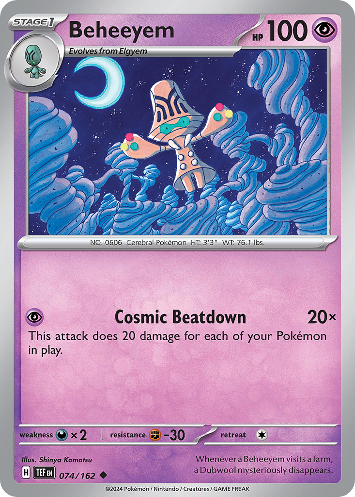 Beheeyem — Temporal Forces #074 / 162