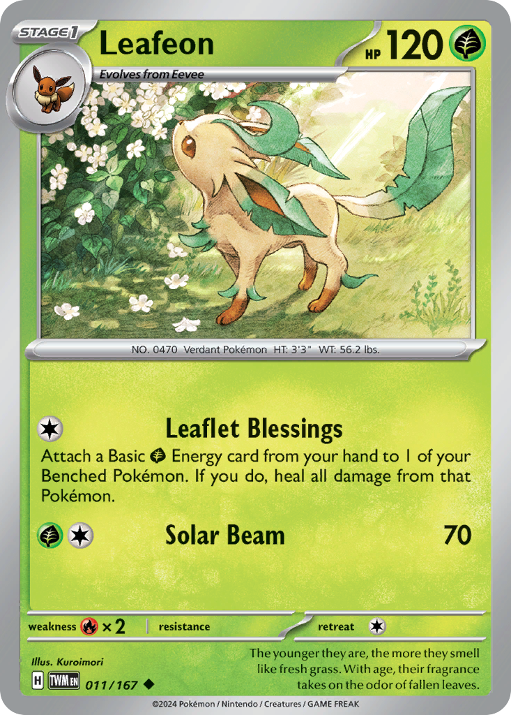 Leafeon — Twilight Masquerade #011 / 167