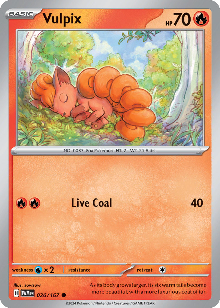 Vulpix — Twilight Masquerade #026 / 167