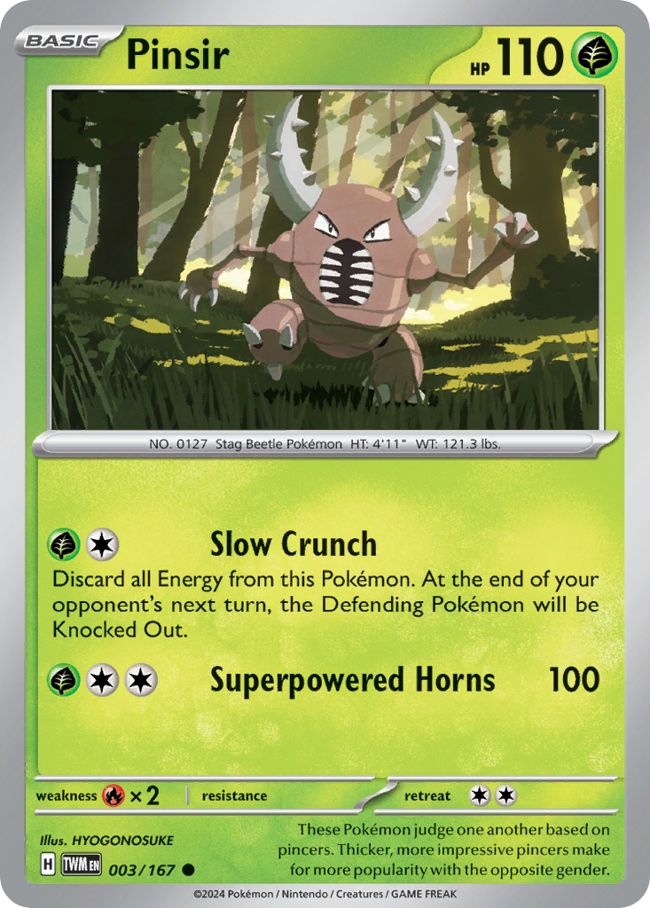 Pinsir — Twilight Masquerade #003 / 167