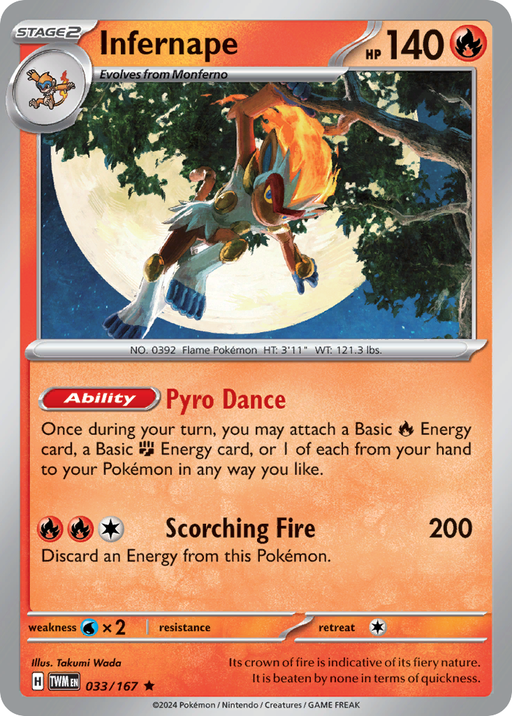Infernape — Twilight Masquerade #033 / 167