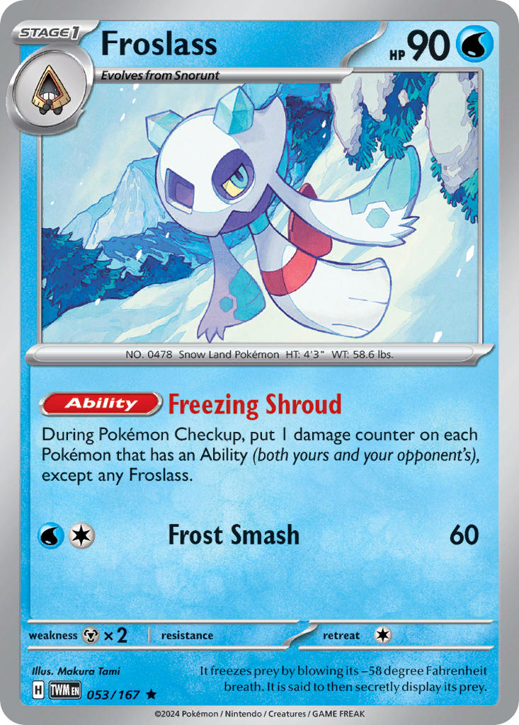 Froslass — Twilight Masquerade #053 / 167