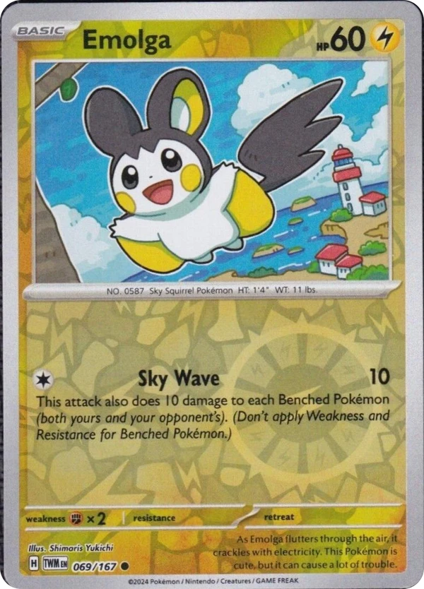 Emolga — Twilight Masquerade #069 / 167
