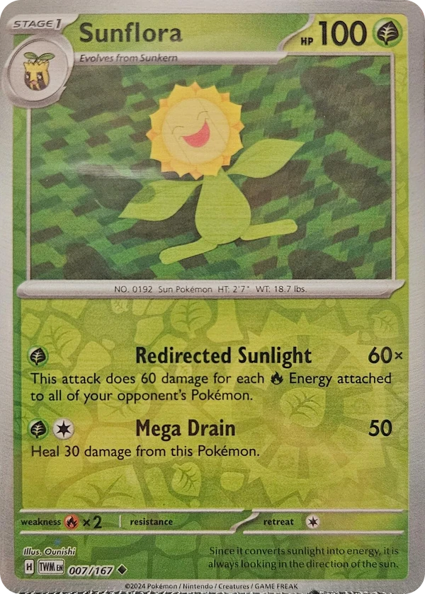 Sunflora — Twilight Masquerade #007 / 167