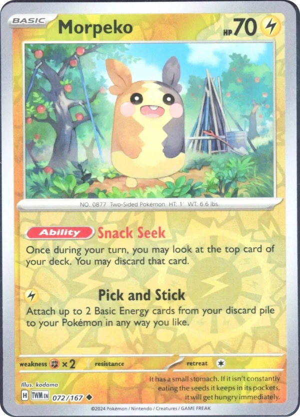 Morpeko — Twilight Masquerade #072 / 167
