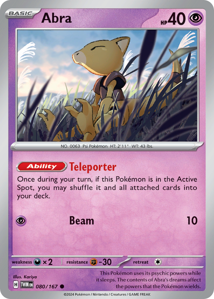 Abra — Twilight Masquerade #080 / 167