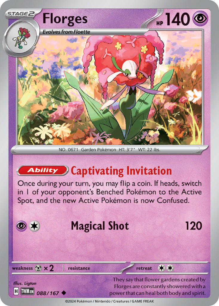 Florges — Twilight Masquerade #088 / 167