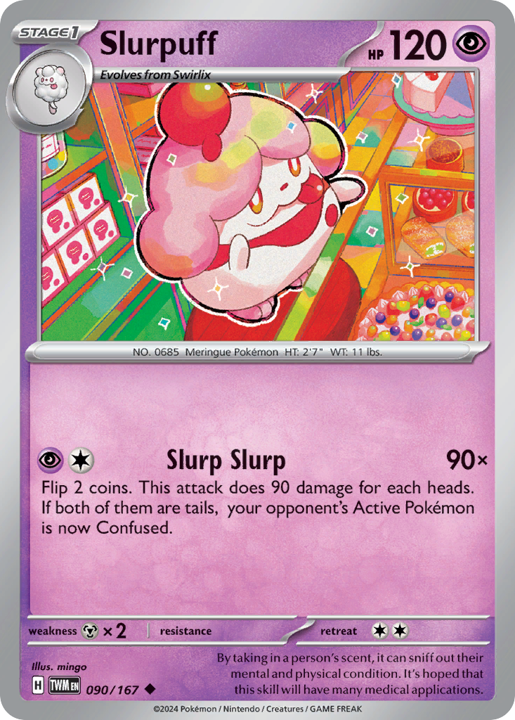 Slurpuff — Twilight Masquerade #090 / 167