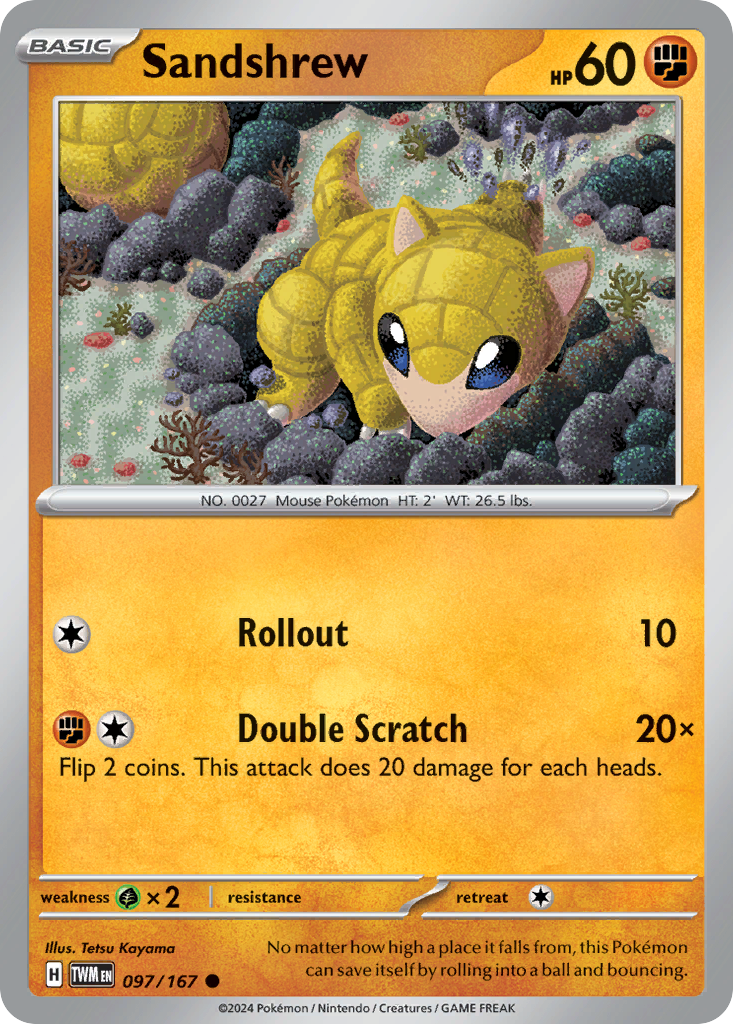 Sandshrew — Twilight Masquerade #097 / 167
