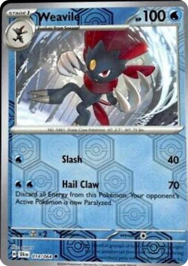 Weavile — Shrouded Fable #014 / 64