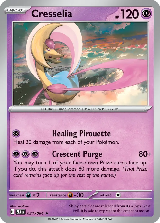 Cresselia — Shrouded Fable #021 / 64