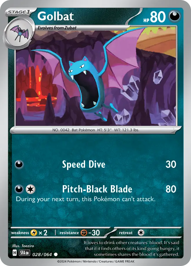 Golbat — Shrouded Fable #028 / 64