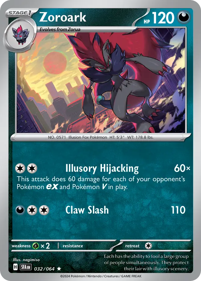 Zoroark — Shrouded Fable #032 / 64