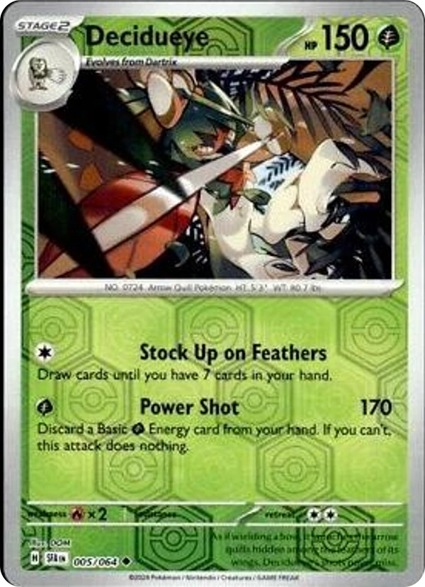 Decidueye — Shrouded Fable #005 / 64
