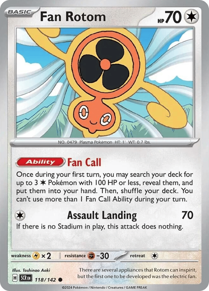 Fan Rotom — Stellar Crown #118 / 142