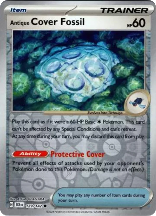 Antique Cover Fossil — Stellar Crown #129 / 142
