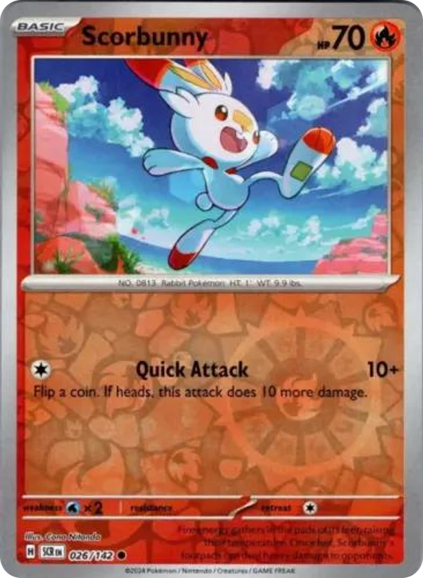 Scorbunny — Stellar Crown #026 / 142