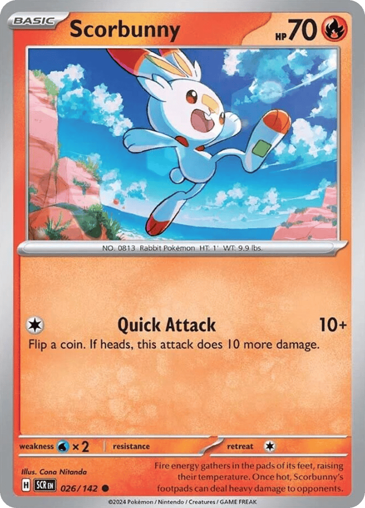 Scorbunny — Stellar Crown #026 / 142