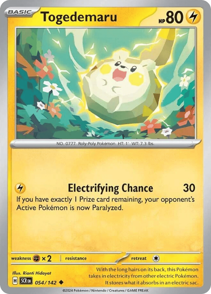 Togedemaru — Stellar Crown #054 / 142