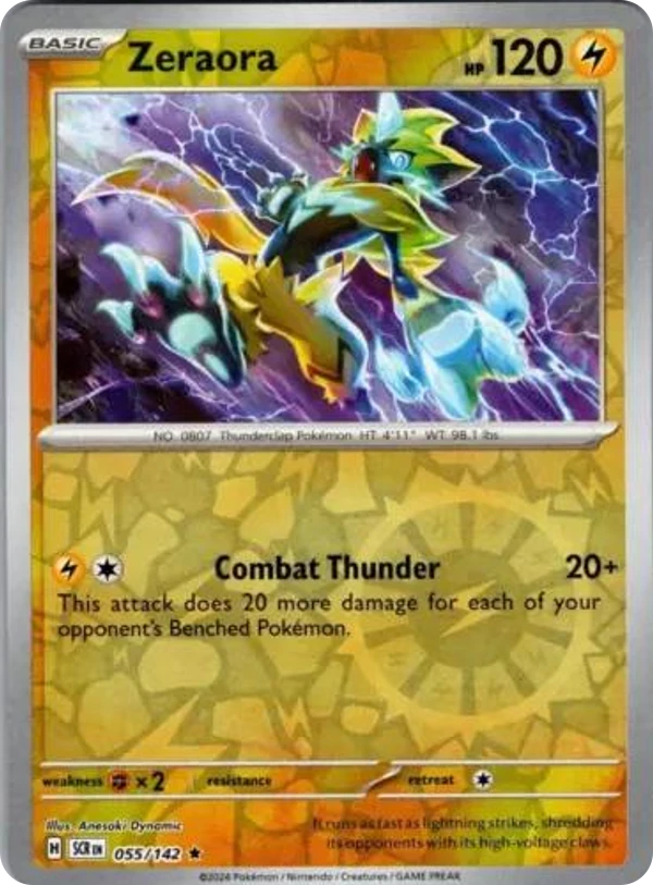 Zeraora — Stellar Crown #055 / 142
