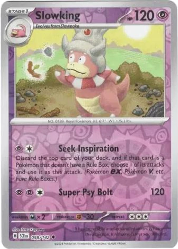 Slowking — Stellar Crown #058 / 142
