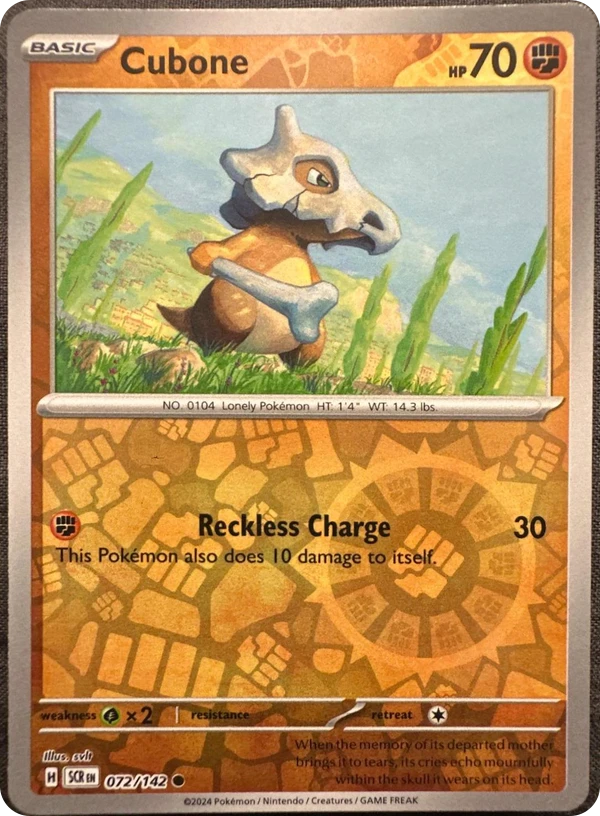 Cubone — Stellar Crown #072 / 142