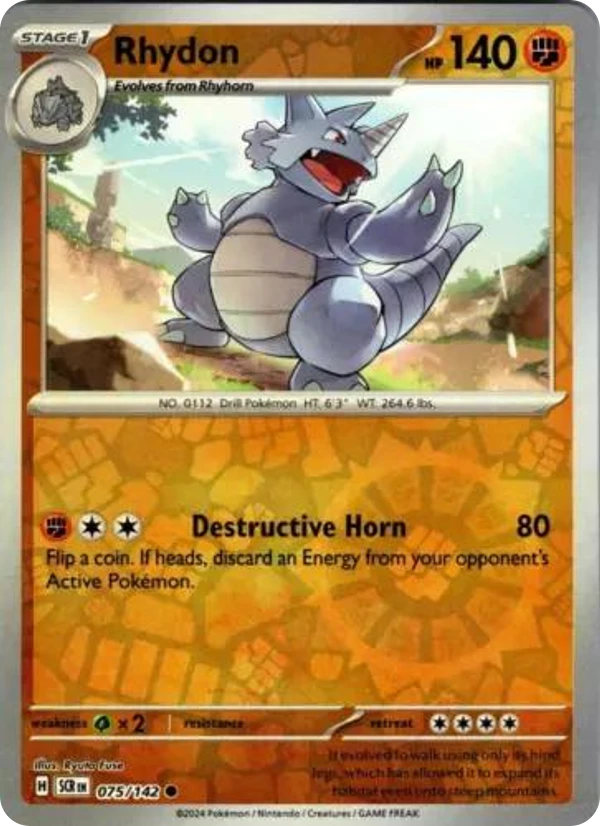 Rhydon — Stellar Crown #075 / 142